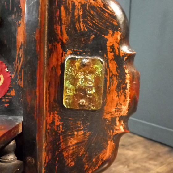 Table d'appoint inclinable antique en acajou style géorgien de 1904 – Tables d'appoint, Wood (photo 11 of 16)