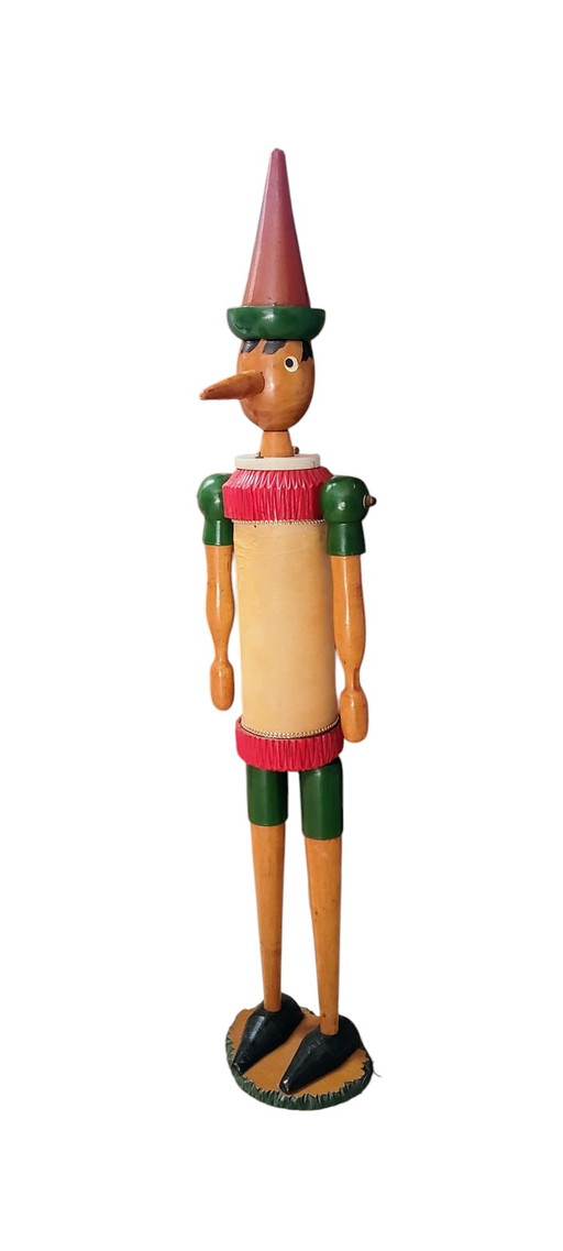 Vintage Pinocchio Lamp Italy 1960s