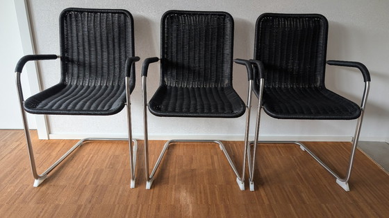 Image 1 of 6x Tecta H2E Freischwinger – Design Klassiker