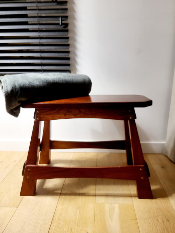 Image 1 of Vintage Wooden Authentic Bench, 70 cm