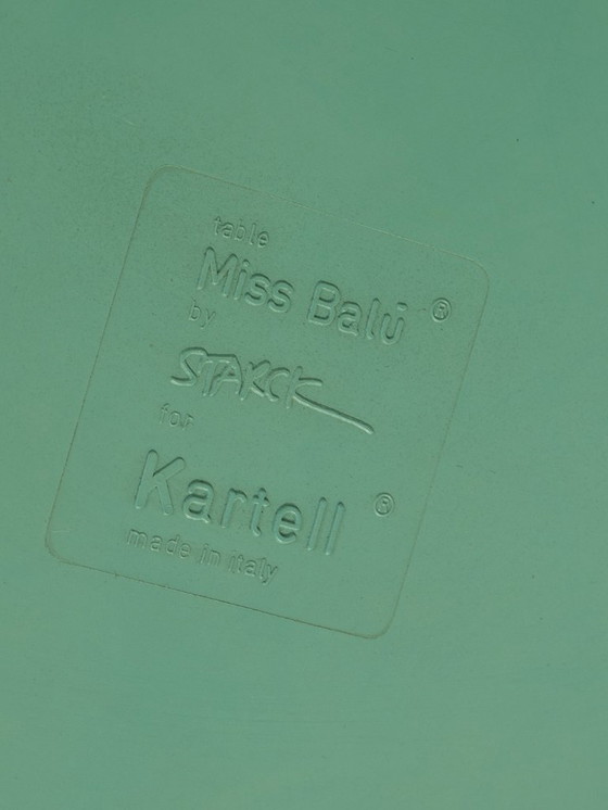 Image 1 of Tavolo da bistrot Miss Balù di Philippe Starck per Kartell, 1988