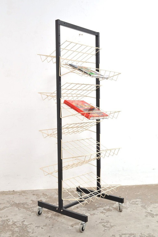 Vintage magazine rack from a monastery, 1960s