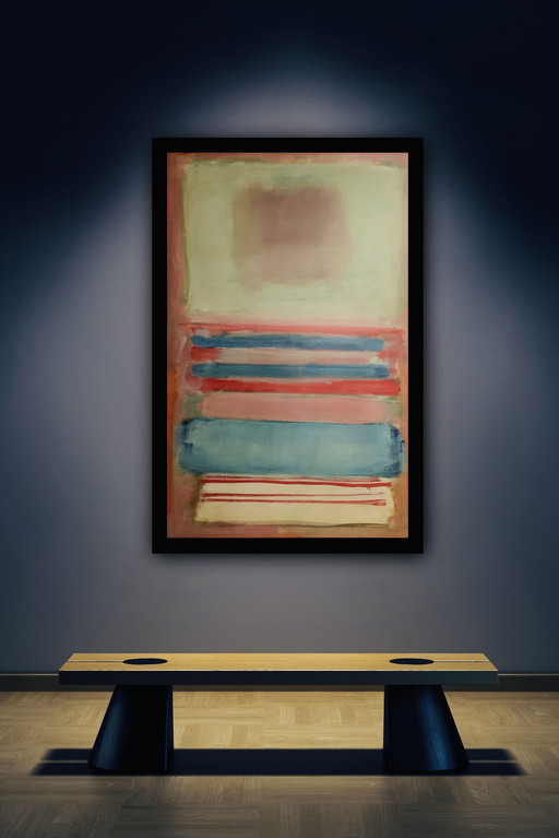 Marc Rothko Lithografische Print, High Quality, “No 7. (Or) No 11., 1949" 1998. Inclusief Echtheidscertificaat. In Uitstekende S