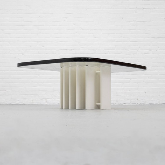 Heinz Lilienthal Couchtisch 70er Jahre – Couchtische, Glass, Wood (photo 4 of 11)
