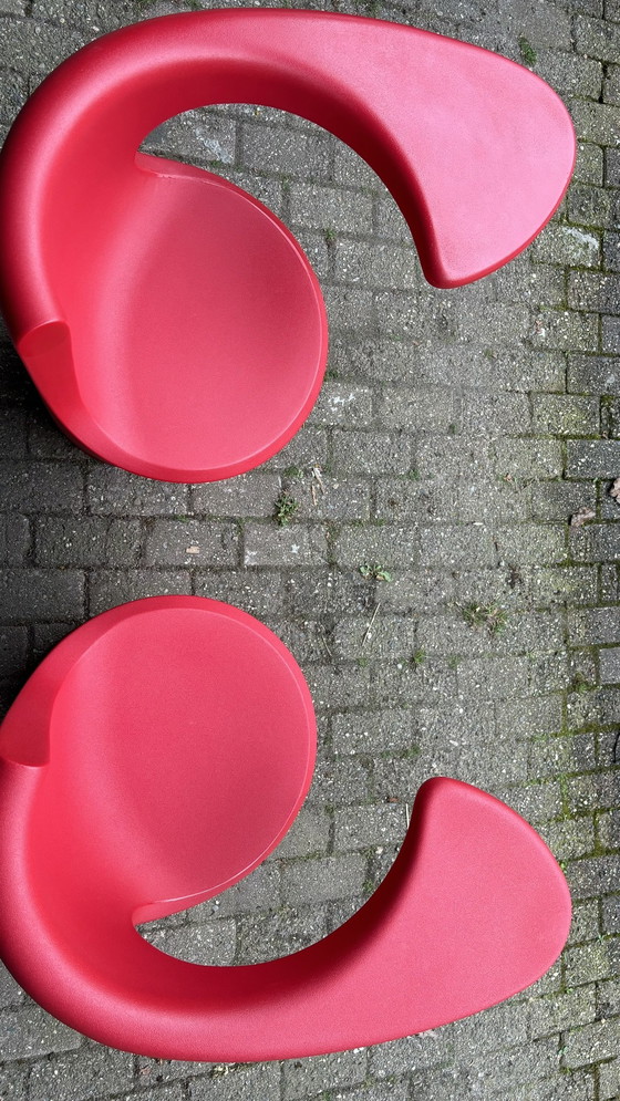 Image 1 of 2x Sillón Felicerossi.it Divina Rosso