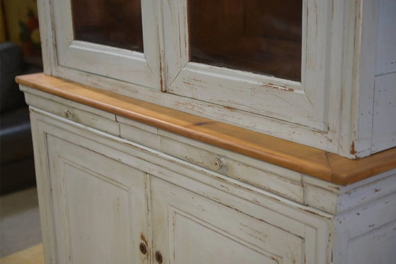 Nineteenth-century two-body buffet in cherry wood. – Display cabinets, Vintage (photo 11 of 13)