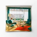 1x mid century interieur | Lezende dame in het zonnet (1961)