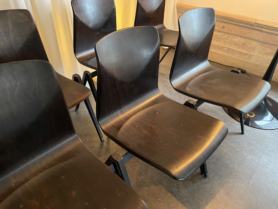 Image 1 of Pagholz S22 stacking chairs – Galvanitas (6 pieces)