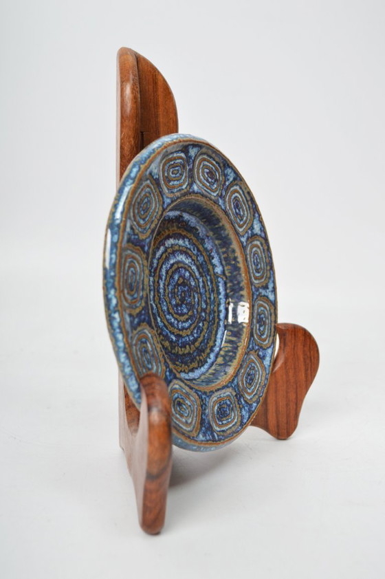 Image 1 of Piatto Soholm di Maria Philippi / Ceramica artigianale / Danimarca, anni '60