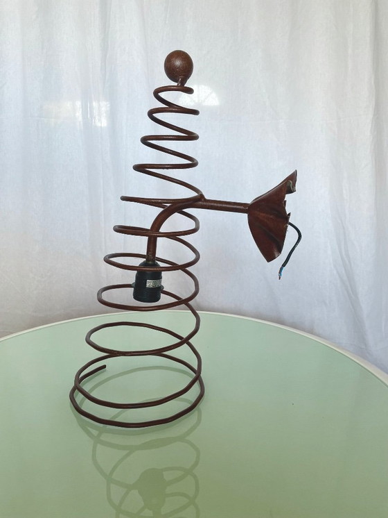 Image 1 of Pescatore smeedijzeren veerwandlampen