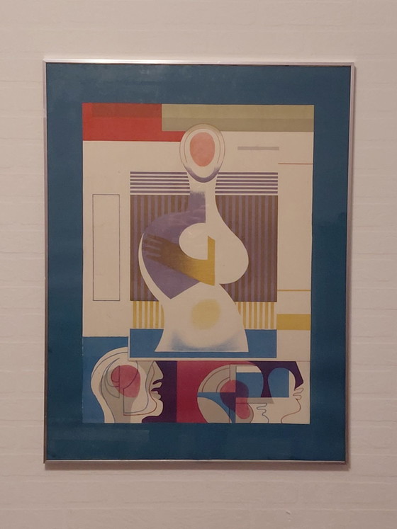 L'idole Georgi Daskaloff, Arte, Vetro, Carta, Blu (foto 5 di 5)