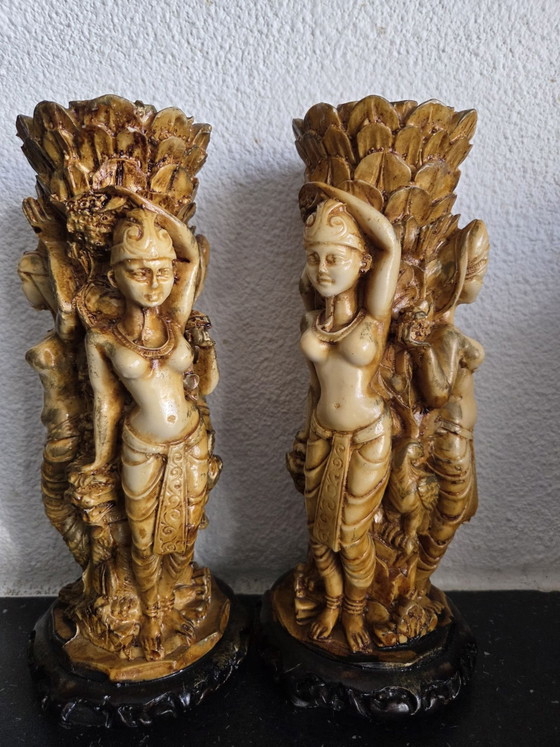 Vasi - Balinese o Indù-Giavanese – Plastica, Legno (photo 11 of 12)