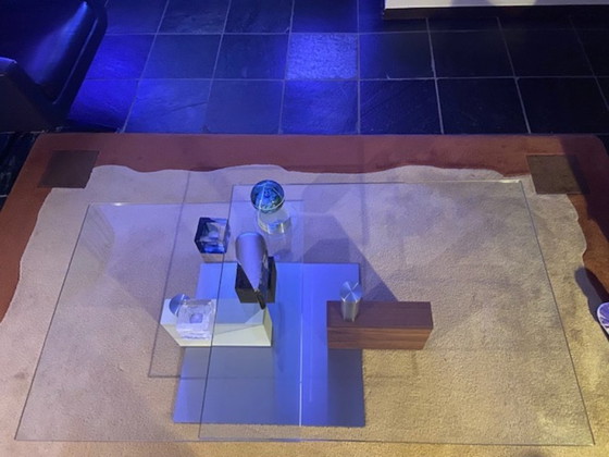 Image 1 of Design glass coffee table