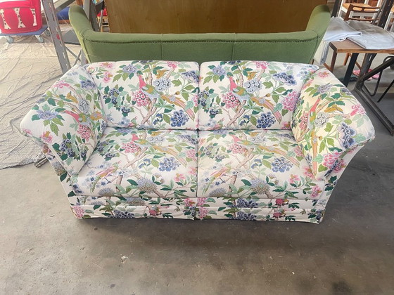 Image 1 of Vintage 2 seater sofa from DUX in GP&J Bakers fabric
