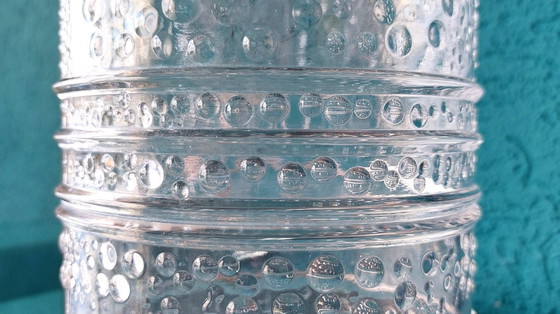 Image 1 of Structured Glass Vase by Willem Heesen for Leerdam Glass Factory, 1960's