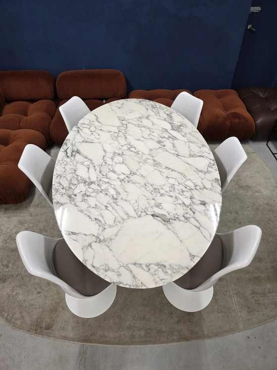 Table de salle à manger Knoll International originale + 6 chaises Tulipe – Salles à manger complètes (photo 3 of 12)