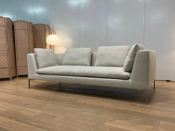 Image 1 of 2x divano letto B&B Italia Charles a 3 posti, recentemente arredato, in ecru