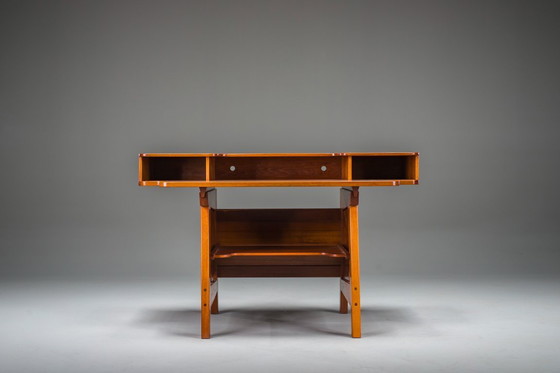 Image 1 of Mid-Century Modern Teak Schreibtisch, 1980er Jahre