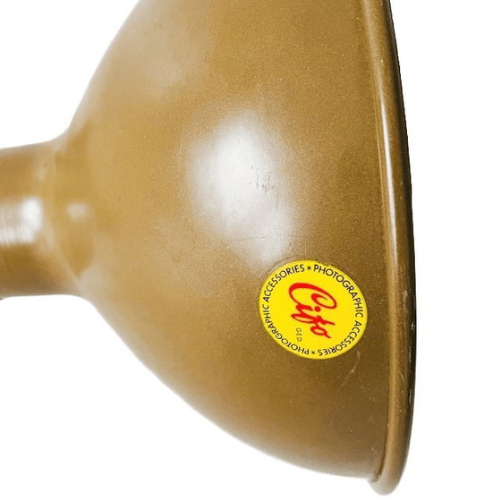 Image 1 of ​Vintage mid-century Cifo klemlamp industriële fotografielamp 1950's