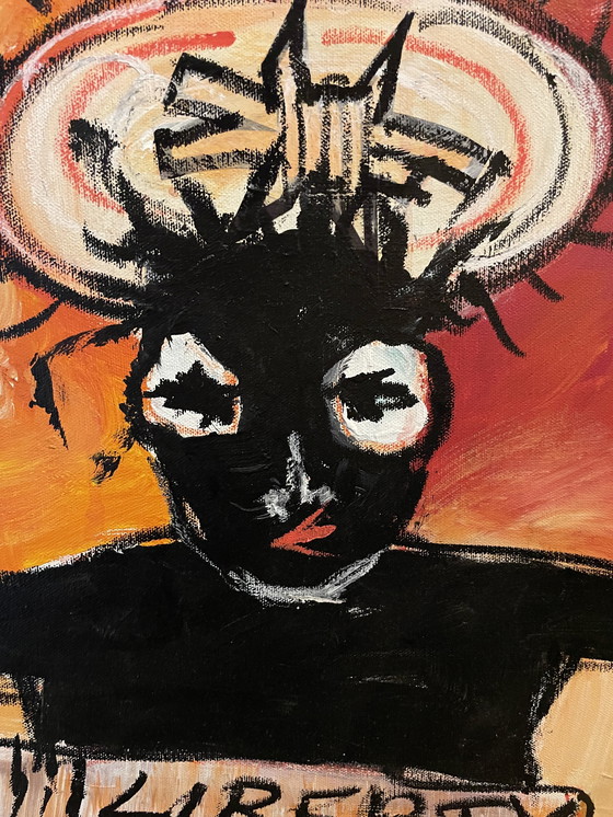 Image 1 of Bernard Bieling " STATUE DE LIBERTÉ " 100x70 cm.