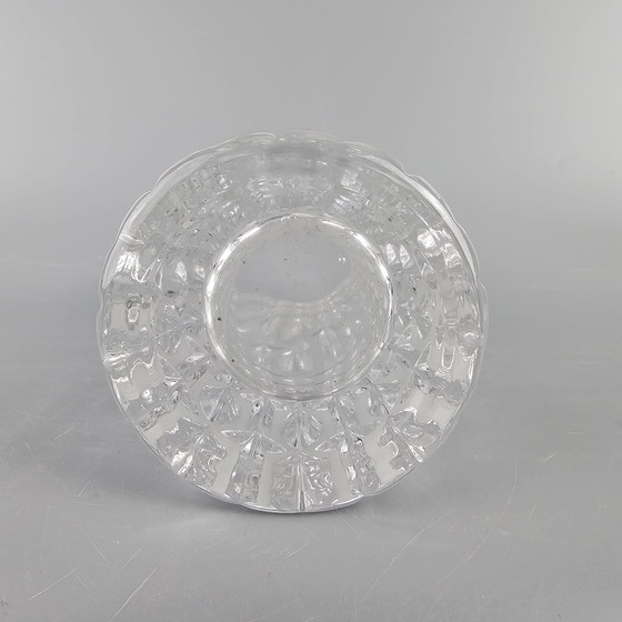 Image 1 of Magnifique vase vintage en cristal à 24% de plomb de Bavière, Allemagne. Années 1960/70. Verre de cristal.