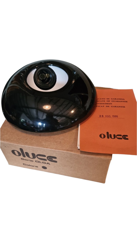 Image 1 of Set of 2 “Olga” Wall Lamps by Oluce, Italy, 1986 (NOS)
