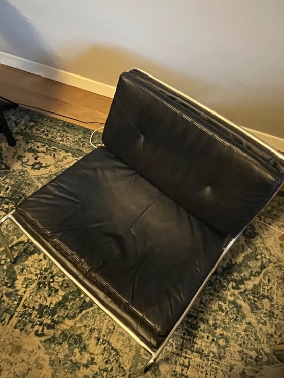 Image 1 of Piero Lissoni Frog Design Stoel - Leder & Staal