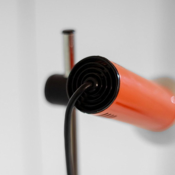 Image 1 of 1x Space Age Metal Floor Lamp, Targetti Sankey, Italy 1970s