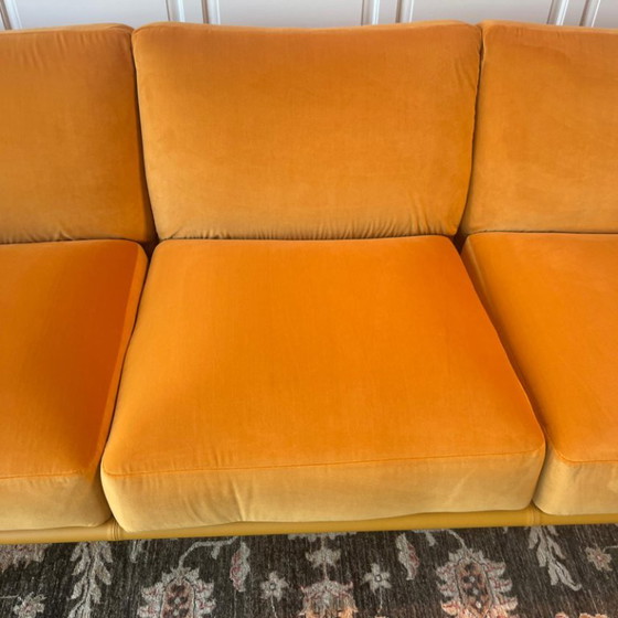 Poltrona Frau Happy Jack 3-Seater Sofa – Couches, Metal, Velvet (photo 4 of 6)