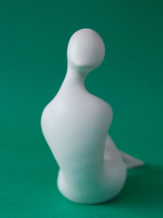 Image 1 of Vintage Royal Dux figurine of a seated woman, 1960s