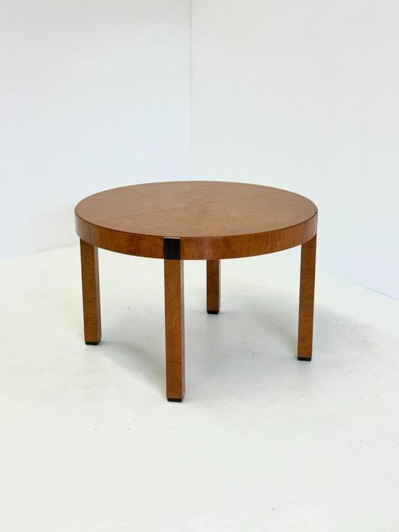 Image 1 of Vintage root wood round dining table by Grange