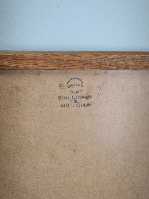 Aksel Kjersgaard Nr. 146 Wandspiegel aus Eiche, Dänemark
