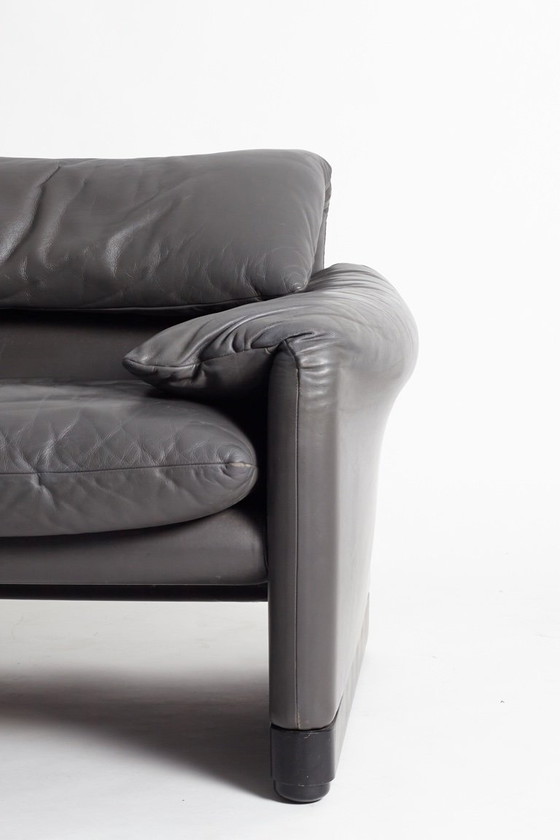 Image 1 of Cassina Maralunga 1 zit Vico Magistretti leder
