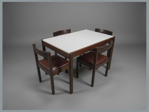 Ensemble de salle à manger Cees Braakman pour Pastoe, Pays-Bas, 1960s
