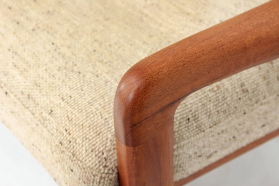 Image 1 of Come nuovo! Divano Holstebro di design danese di metà secolo, in teak massello, lana vergine di prima qualità, condizioni da esp