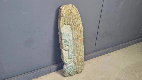Vintage natural stone sculpture by Peter Munetsi, 1970s (photo 5 of 11)