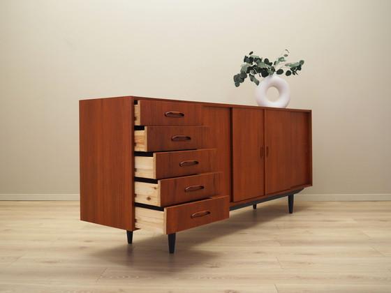 Image 1 of Teakhouten dressoir, Deens ontwerp, jaren 1970, Productie: Denemarken