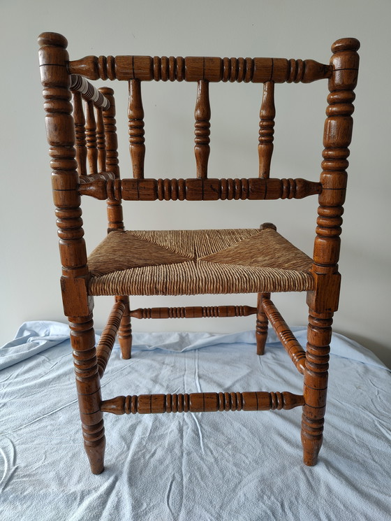 Image 1 of Bobbin chair of Knobbelstoel