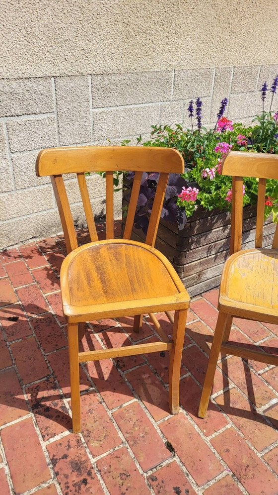 2 sedie da bistrò – Sedie da pranzo, Wood, Vintage (photo 5 of 8)
