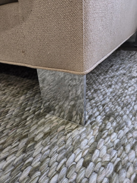 Minotti Pollock Sofa – Textile, Chrome (photo 7 of 8)