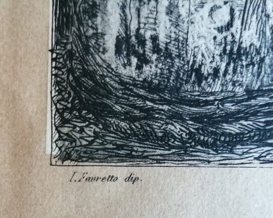 Image 1 of Erbajuolo Veneziano Incisione di C. Turletti 1879