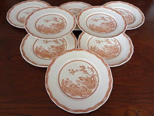 Furnivals „Quail“ englische flache Teller