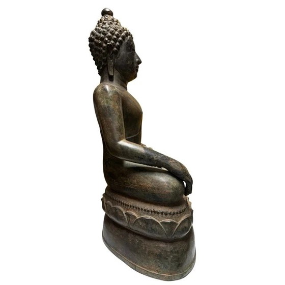 Estatua de Buda de Bronce Grande XXL - Estilo Thai Sukhothai - Bronce Pesado - 70 cm de Alto – Esculturas (photo 4 of 10)
