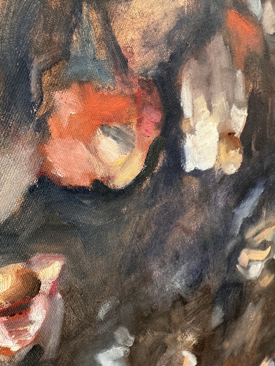 Image 1 of Multitud al óleo