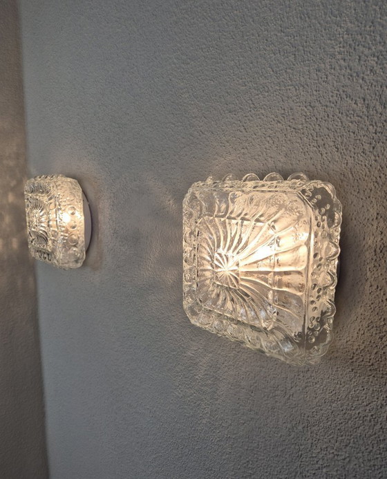 Plafoniera Vintage RZB 32215 | Design Tedesco | 2x E27 | 28 cm – Plafoniere, Vetro, Metallo (photo 3 of 21)
