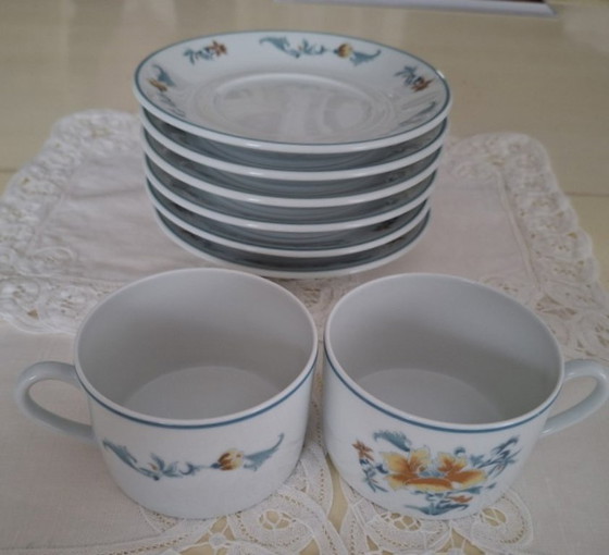 Image 1 of Bernardaud handcrafted ceramic coffee cups