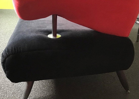 Image 1 of Banco rojo/negro