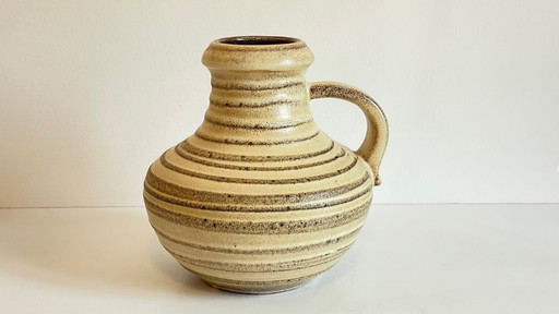 Jarrón de cerámica antiguo de Alemania Occidental