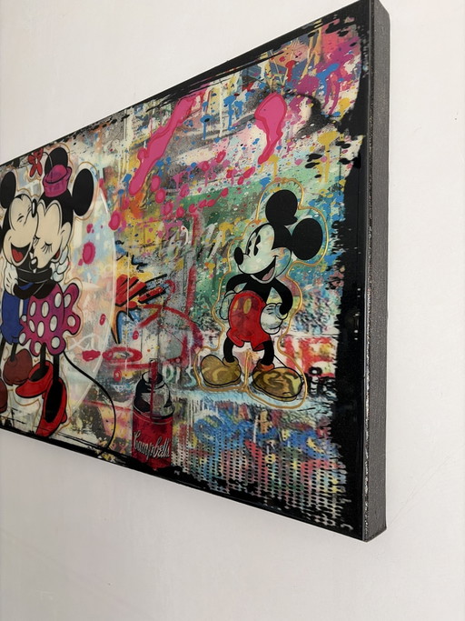 Micha Baker “Mickey and Minny” – schilderijen tekeningen, Wood, Plexiglass (photo 2 of 5)
