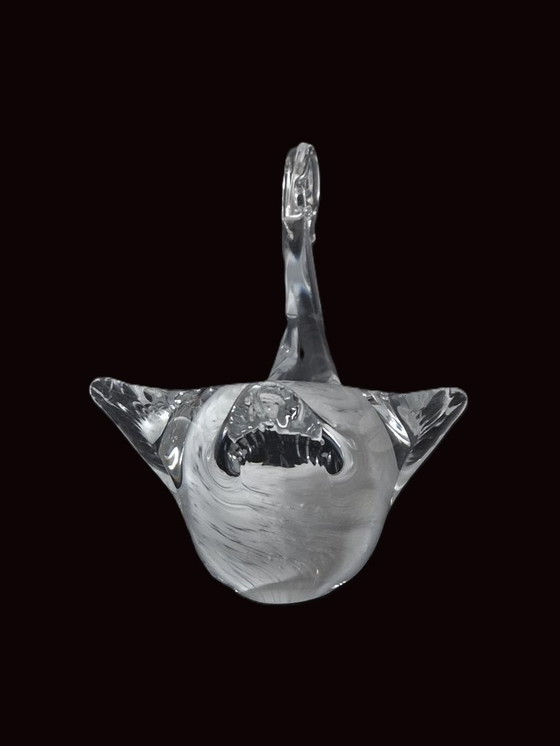 Image 1 of Hovmantorp (Svezia) - Cigno scultura in vetro